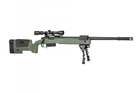 Снайперська гвинтівка Specna Arms SA-S03 Core with Scope and Bipod Olive Drab - зображення 6