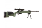Снайперська гвинтівка Specna Arms SA-S03 Core with Scope and Bipod Olive Drab - зображення 8