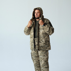 Зимова куртка "ЗСУ" Бушлат військовий тактичний зимовий піксель Тканина мембрана розмір 54 - зображення 1