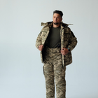 Зимова куртка "ЗСУ" Бушлат військовий тактичний зимовий піксель Тканина мембрана розмір 60 - зображення 6