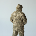 Зимова куртка "ЗСУ" Бушлат військовий тактичний зимовий піксель Тканина мембрана розмір 58 - зображення 8