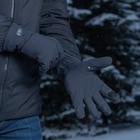 Перчатки M-Tac тактические зимние военные, зимние армейские перчатки зсу черный Black - изображение 9