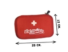 Портативная компактная мини-аптечка. Красная 20х12 см.HMD 77-7528369 - изображение 4