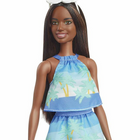 Lalka Mattel Barbie Loves the Ocean Puppe im Meeres-Print Rock & Top (887961899917) - obraz 3