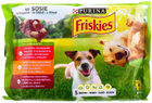 Mokra karma dla dorosłych psów Purina Friskies Adult z mięsem i warzywami 4 x 100 g (7613035343580) - obraz 1