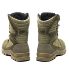 Зимние мужские Ботинки с 3-слойной структурой Teda до -30 °C / Водонепроницаемые кожаные Берцы хаки размер 43 - изображение 3