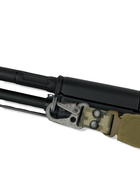 Ремінь збройовий двоточковий з посиленим карабіном Піксель - зображення 6