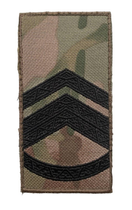 Шеврон погон Tactic4Profi вишивка Майстер-сержант ЗСУ мультикам (10*5) - изображение 1