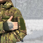 Мужская куртка "Logos-tac" с мехом шиншилы / Влагозащищенная верхняя одежда rip-stop мультикам размер 3XL - изображение 6