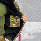 Мужская куртка "Logos-tac" с мехом шиншилы / Влагозащищенная верхняя одежда rip-stop мультикам размер 3XL - изображение 7