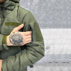 Мужской зимний костюм FALCON с синтетическим пухом / Влагозащищенная куртка с капюшоном + брюки олива размер M - изображение 6