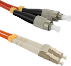 Оптичний патч-корд Qoltec LC/UPC - FC/UPC Multimode 50/125 OM2 Duplex 5 м Orange (5901878540580)