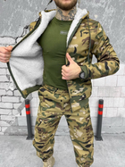 Тактический зимний теплый военный комплект Sparka ( Куртка + Штаны ), Камуфляж: Мультикам, Размер: L - изображение 3