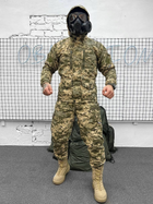 Тактический зимний теплый военный комплект RH-14 ( Куртка + Штаны ), Камуфляж: Пиксель ВСУ, Размер: S - изображение 1