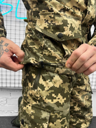 Тактический зимний теплый военный комплект RH-14 ( Куртка + Штаны ), Камуфляж: Пиксель ВСУ, Размер: XL - изображение 11