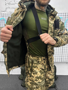 Тактичний зимовий теплий військовий комплект RH-14 ( Куртка + Штани ), Камуфляж: Піксель ЗСУ, Розмір: S - зображення 8
