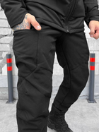 Тактический зимний теплый военный комплект PHR/11 ( Куртка + Штаны ), Камуфляж: Черный, Размер: M - изображение 9
