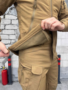 Тактический зимний теплый военный комплект SND ( Куртка + Штаны ), Камуфляж: Койот, Размер: XL - изображение 6
