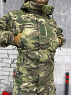 Тактический зимний теплый военный комплект Rebuz ( Куртка + Штаны ), Камуфляж: Мультикам, Размер: XXXL - изображение 4