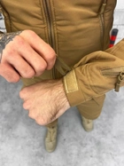 Тактический зимний теплый военный комплект SND ( Куртка + Штаны ), Камуфляж: Койот, Размер: XL - изображение 10