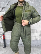 Тактичний зимовий теплий військовий комплект Dirty ( Куртка + Штани ), Камуфляж: Олива, Розмір: XXXXXXL - зображення 4