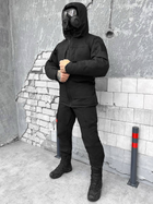 Тактичний зимовий теплий військовий комплект PHR/11 ( Куртка + Штани ), Камуфляж: Чорний, Розмір: XL - зображення 3