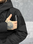 Тактичний зимовий теплий військовий комплект PHR/11 ( Куртка + Штани ), Камуфляж: Чорний, Розмір: XL - зображення 6