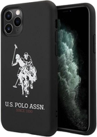 Etui U.S. Polo Assn Silicone Collection do Apple iPhone 11 Pro Max Black (3700740474525) - obraz 1