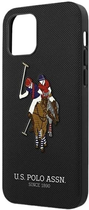 Etui z klapką U.S. Polo Assn Embroidery Collection book do Apple iPhone 12 Pro Max Black (3700740492291) - obraz 2