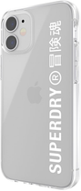 Etui Superdry Snap Clear Case do Apple iPhone 12 mini Silver (8718846085960)