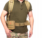 Тактическая аптечка, армейская сумка для медикаментов койот (228491) - изображение 3