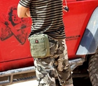 Тактическая аптечка, армейская сумка для медикаментов хаки (228492) - изображение 5