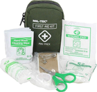 Аптечка тактична туристична Mil-Tec Першої допомоги Із кріпленням Pack Mini Олива FIRST AID PACK MINI OLIV (16025800) - изображение 2
