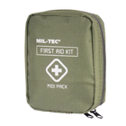 Аптечка тактична туристична Mil-Tec Першої допомоги Із кріпленням Pack Mini Олива FIRST AID PACK MINI OLIV (16025800) - изображение 3