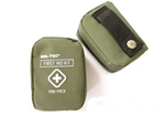 Аптечка тактична туристична Mil-Tec Першої допомоги Із кріпленням Pack Mini Олива FIRST AID PACK MINI OLIV (16025800) - изображение 7