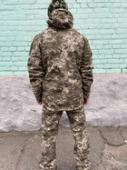 Зимняя военная форма пиксельный Мужской Костюм военный тактический утепленный SoftShell пиксель на флисе 56-58(3XL-4XL) (238853) - изображение 3