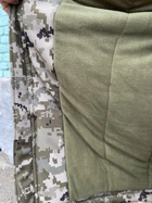 Зимняя военная форма пиксельный Мужской Костюм военный тактический утепленный SoftShell пиксель на флисе 56-58(3XL-4XL) (238853) - изображение 4