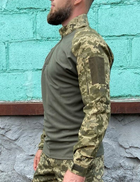 Пиксельная кофта военная Тактическая Рубашка Убакс (UBACS) с длинным рукавом пиксель ВСУ 58 (194326) - изображение 5