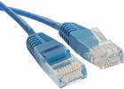 Patchcord Qoltec UTP Cat 5e RJ-45 1.8 m Błękitny (5901878523187)