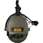 Активні тактичні навушники MSA Sordin Supreme Pro X Олива з заднім тримачем (15220) - зображення 4