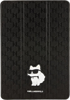 Чохол-книжка Karl Lagerfeld Saffiano Monogram Choupette KLFC10SAKHPCK для Apple iPad 10.2" Black (3666339119157) - зображення 1