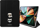 Etui z klapką Karl Lagerfeld Saffiano Karl Choupette Book KLFC12OKCK do Apple iPad 12.9" Pro 2021 Czarny (3666339030483) - obraz 2