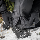 Штани тактичні зимові утеплені з підтяжками M-Tac Arctic Black Розмір L - зображення 6