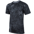 Футболка камуфляжна MIL-TEC T-Shirt Mandra Black S - зображення 3