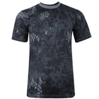 Футболка камуфляжна MIL-TEC T-Shirt Mandra Black S - зображення 4
