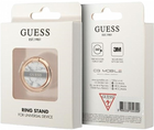 Тримач-кільце на смартфон Guess Ring Stand Marble GURSHCHMAG White (3666339050450) - зображення 3