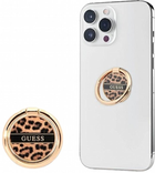 Uchwyt-pierścień na smartfon Guess Ring Stand Leopard GURSHCLEOW Brązowy (3666339050474) - obraz 1