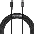 Кабель з підтримкою швидкого заряджання BASEUS Type-C to Type-C Superior 5A 100W 1 м Black (CATYS-B01)