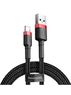 Кабель зарядный BASEUS Cafule Cable USB for Lightning Red/Black 0.5 м (YM0406)