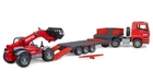 Модель Bruder Tractor Man Tga з причепом і Manitou MLT 633 telehandler (4001702027742) - зображення 6